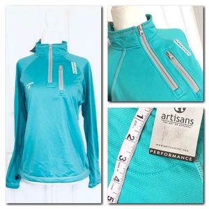 Teal Sport Long Sleeve Shirt